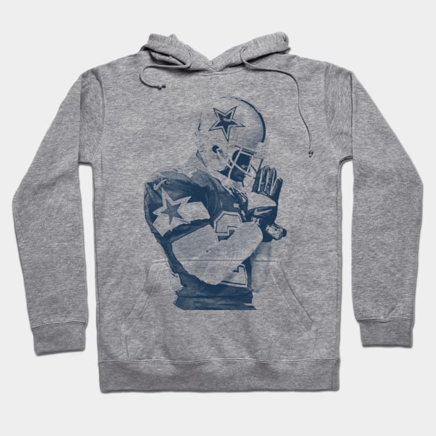 Dallas Cowboys - Blue Vintage Color Hoodie by Campfire Classic